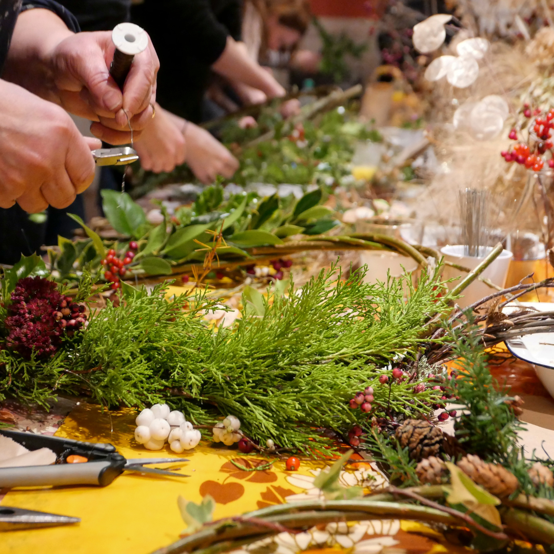 Weihnachts-Adventskranz-Workshop