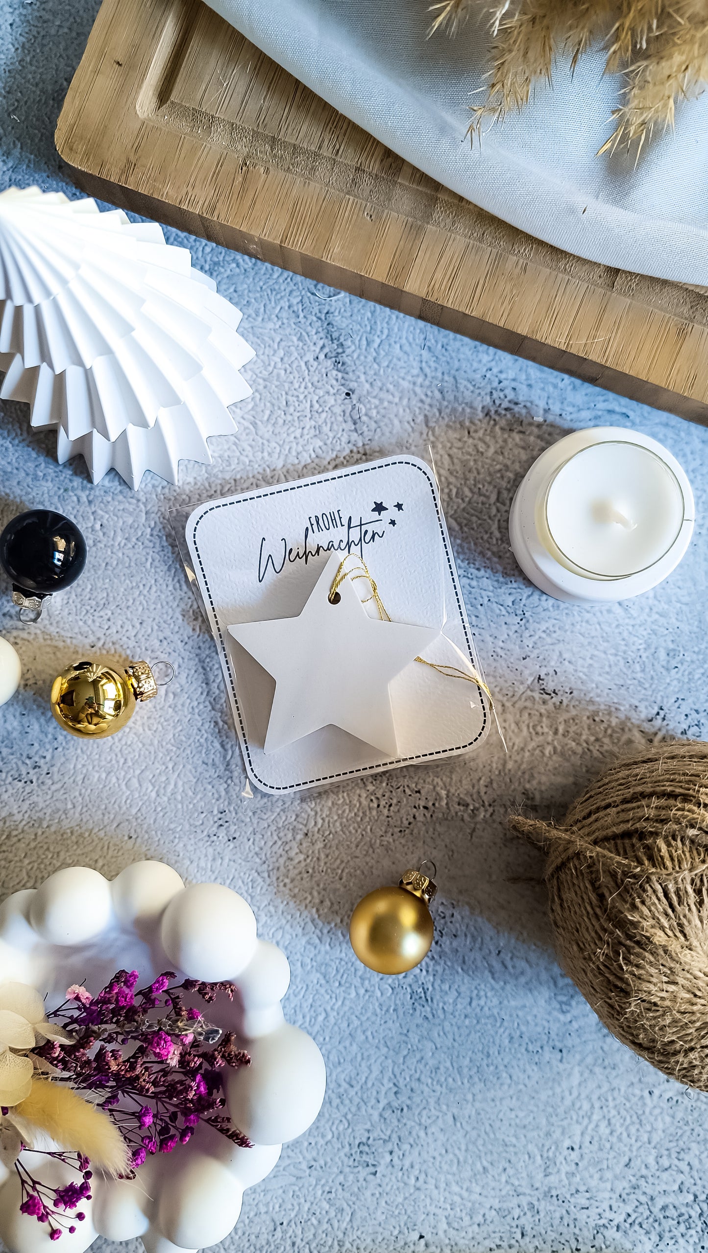 Kleiner Weihnachtsgruß mit Anhänger
