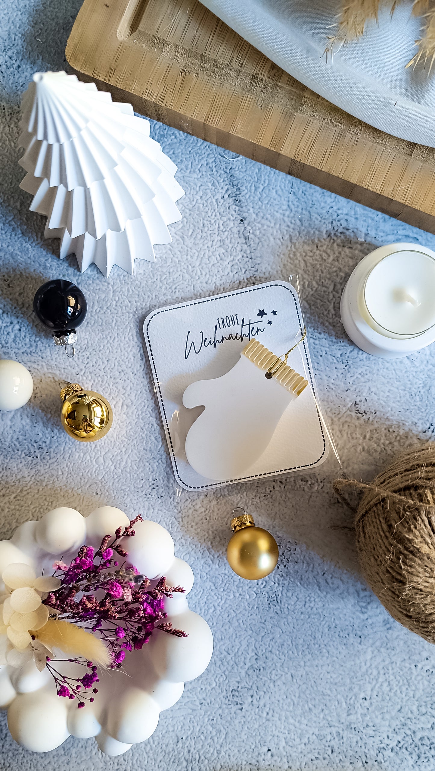 Kleiner Weihnachtsgruß mit Anhänger